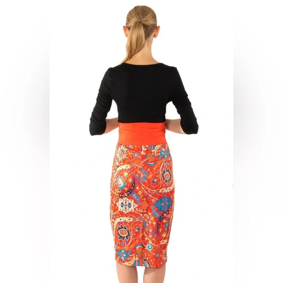NWT Gretchen Scott Jersey Pencil Skirt - Magic Carpet - Picture 10 of 10